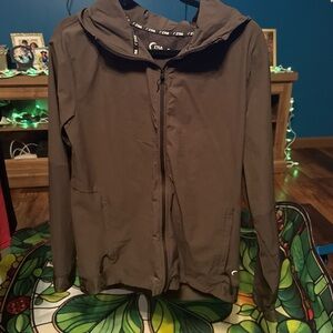 Zyia Active Army Green Rain Jacket